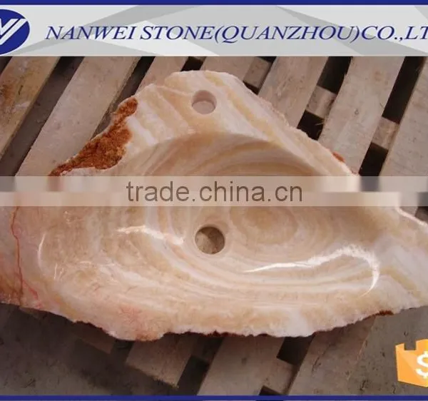 New Design Nature Stone Bathroom Art Wash Basin photo-6