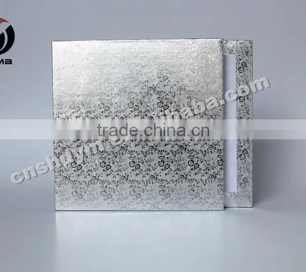 food grade square patterned cake boards