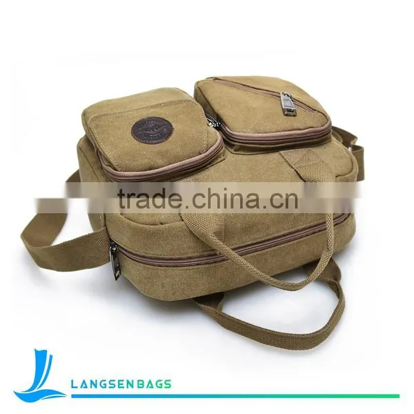 Vintage Canvas Bag Messenger Bag for Men photo-4