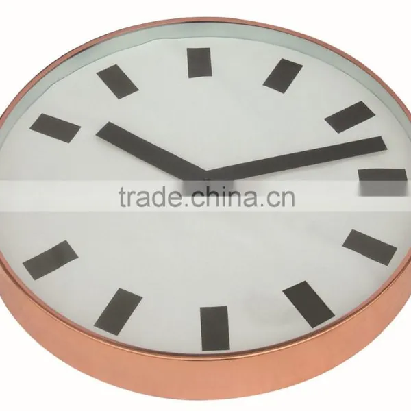 Wholesale Metal Round Shaped Wall Clock, Decorative Wall Mounted Clock photo-4