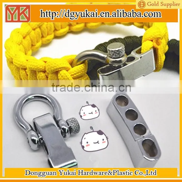 Yukai Metal Adjustable Shackle Clasp for Survival Wristband photo-3