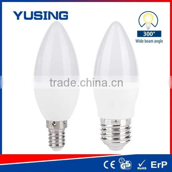 LED Light Bulbs For Sale C37 Candle Plastic LED Bulb 6W photo-3