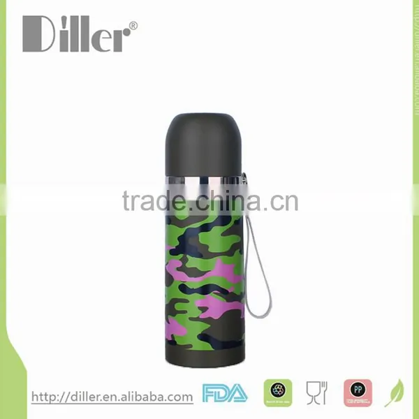 Colorful Bullet Shape Stainless Steel Water Vacuum Flask Thermos Mug 350ML/500ML photo-3