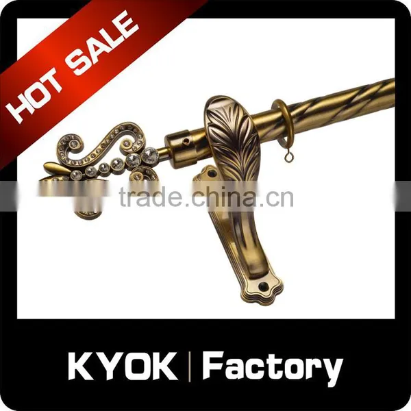 KYOK New Design Wrought Iron Products,aluminium Window Curtain Accessories,ceiling Mounted Curtain Rod photo-4
