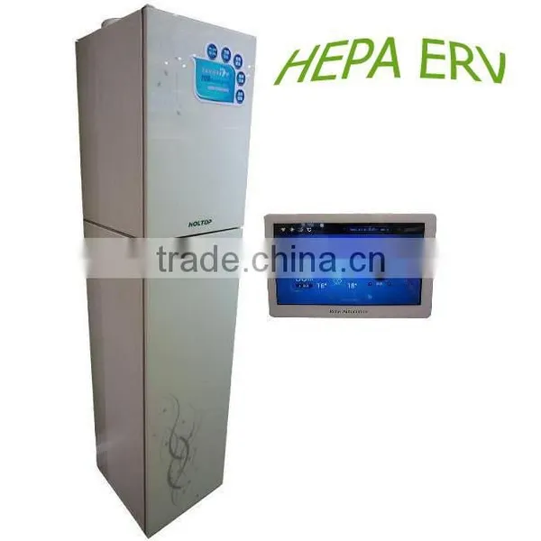 Wifi connection, App software control VOC monitoring Heat Recovery Ventilator, Apartment Use