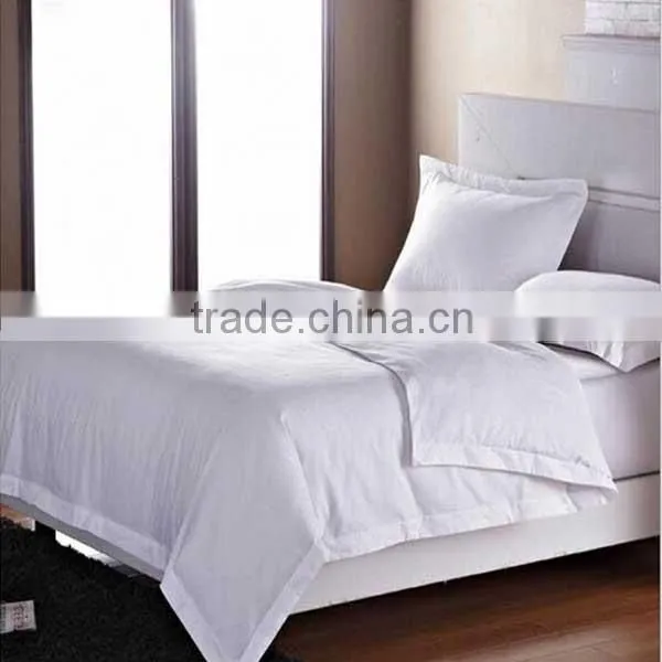 Import High Quality Luxury Winter White Hotel Supplies Percale 100% Best Cotton Bed Set photo-2