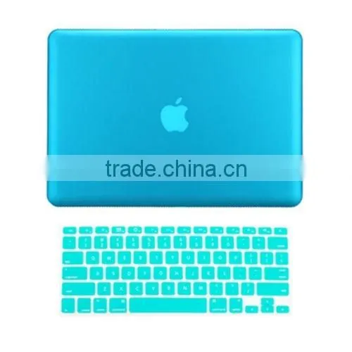 NEW! Rubberized Hard Case for Macbook PRO 13 A1278 + Keyboard Skin Cover photo-3