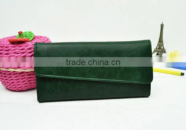 China Supplier Custom Leather Elegance Wallets for Young Lady photo-3