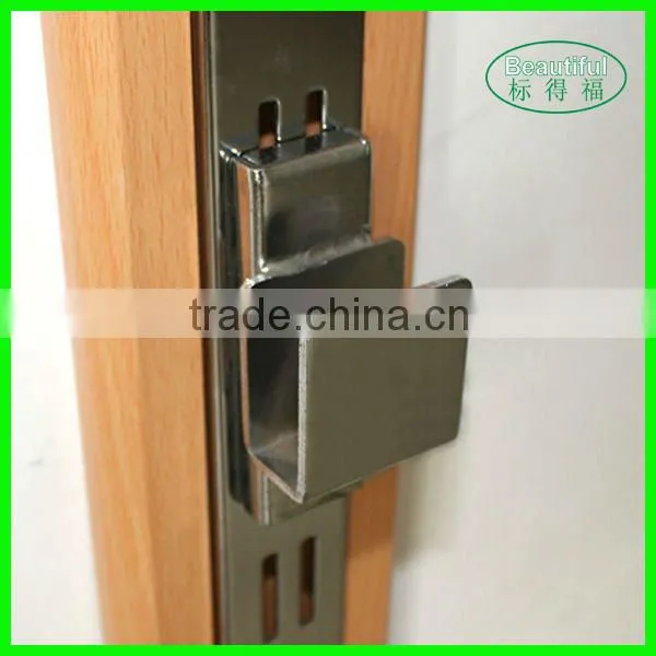 Metal U bracket for pipe support fixture