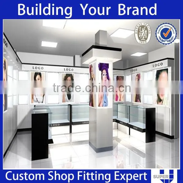 Fashion Style Wood Cosmetics Display Rack photo-5