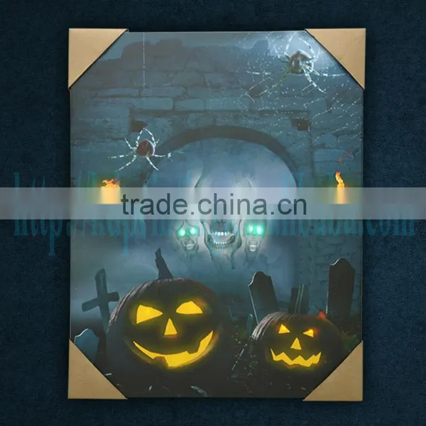 2016 LED Canvas Art Painting for Halloween Day