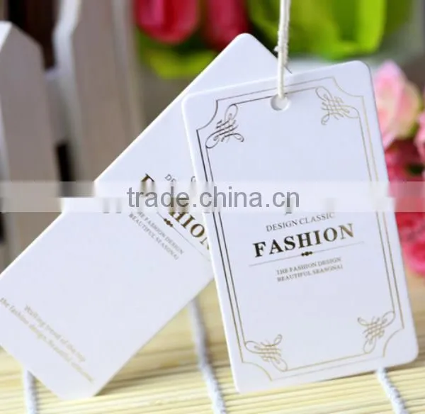 garment jeans paper hang tags