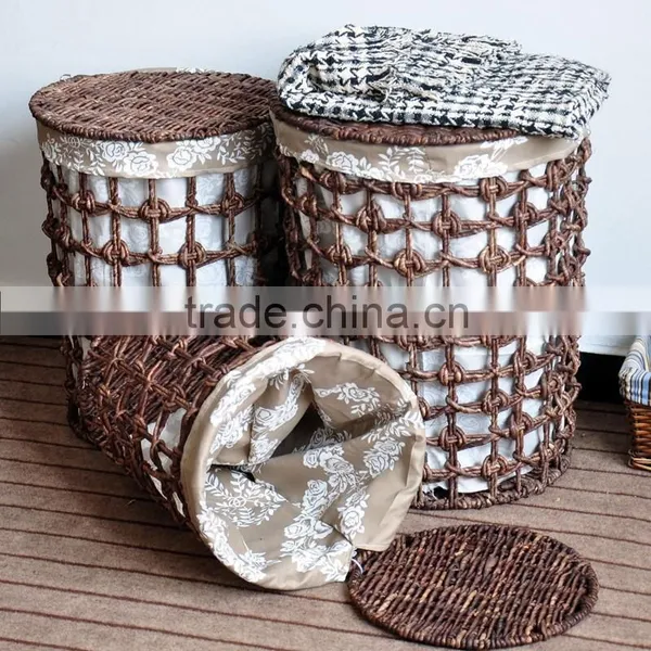 Widely Popular Collapsible Household Canvas Laundry Basket photo-2