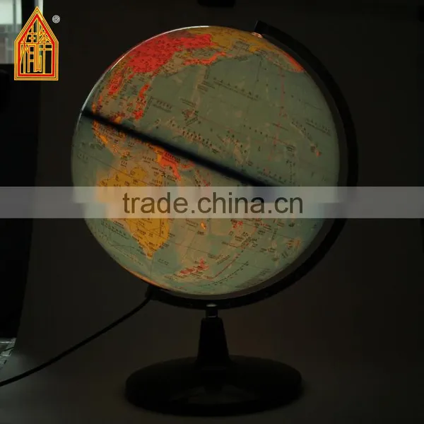 Hot Sale 32cm Large PVC World Globe Plastic Globe Lighting Globe photo-2