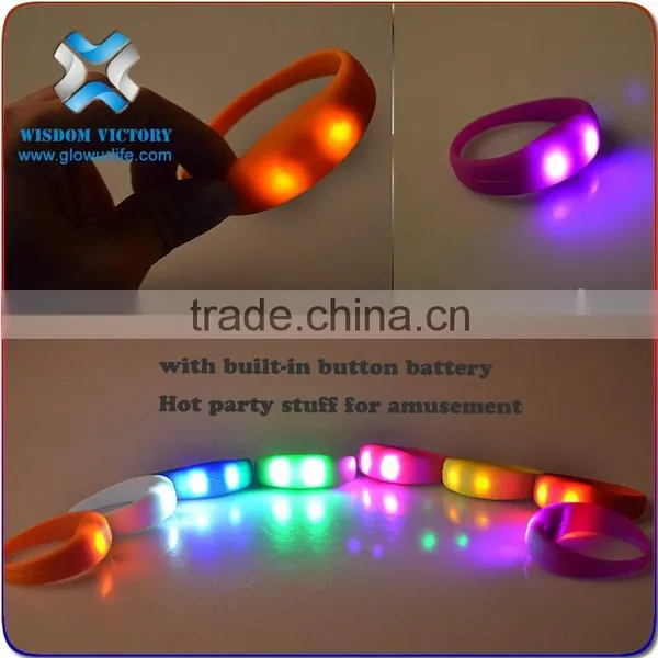 2016 Unisex Party LED Light Up Bracelet Wristband,motion Activated Led Bracelet photo-6