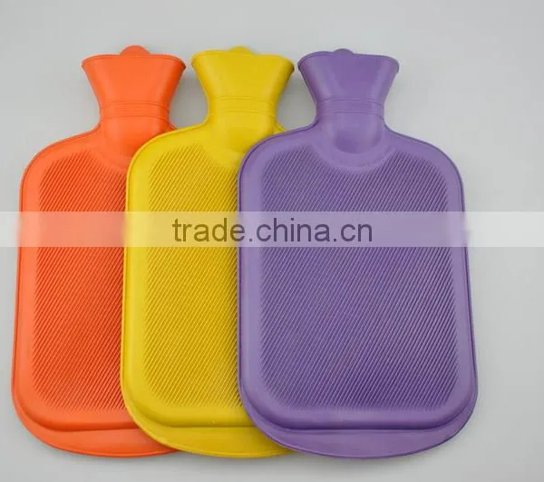 2016 New Products Natural Rubber Hot Water Bottle 2000ml Supplier's Choice