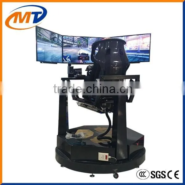 3 Screens Dynamic Car Driving Simultaor Plane Game Machine photo-4