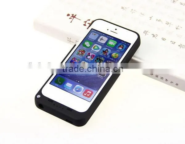Best Quality Hot Selling for Iphone5 Leather Battery Case photo-2