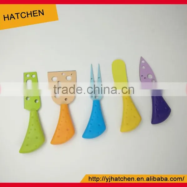 C08 wholesale colourful cheese knife set/tools