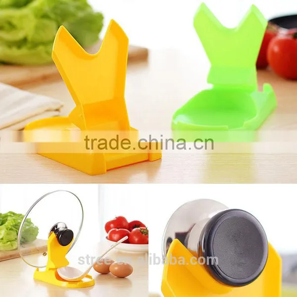 Creative Home Multifunction Lid Rack Cellphone Spoon Stand Holder Display Kitchen Cooking Tools 1Pcs photo-5
