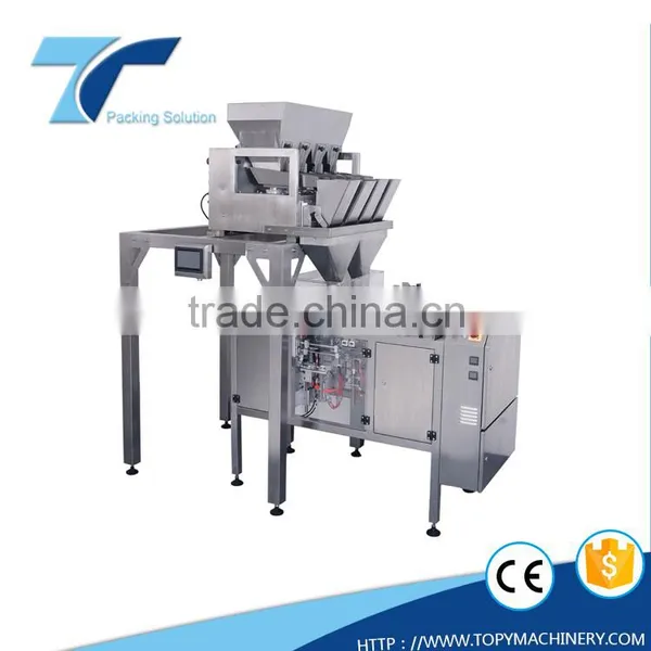 eu Organic Certification Automatic Powder Mini Doypack Filling Packaging Machine With Linear Weigher