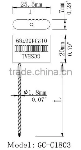 ISO 17712 Small Cable Security Seal for Container photo-2