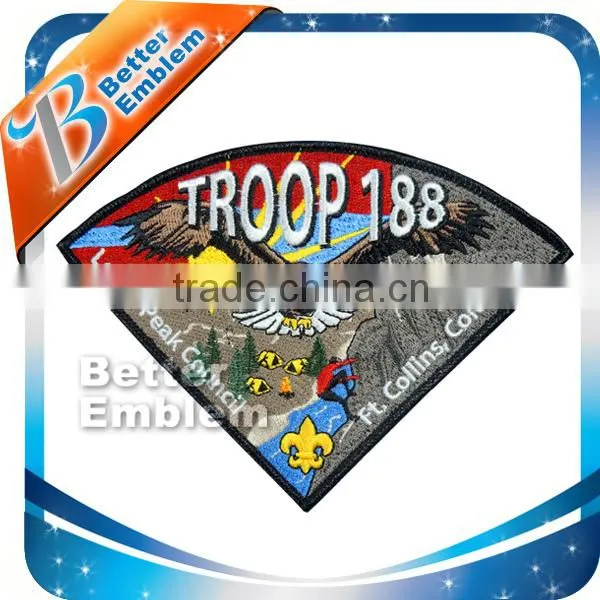 3d Embroidery Iron on Fabric Patch photo-2
