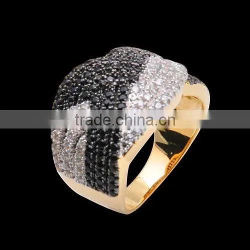 Two Tone Color Micro Pave Jewelry Made in China photo-2
