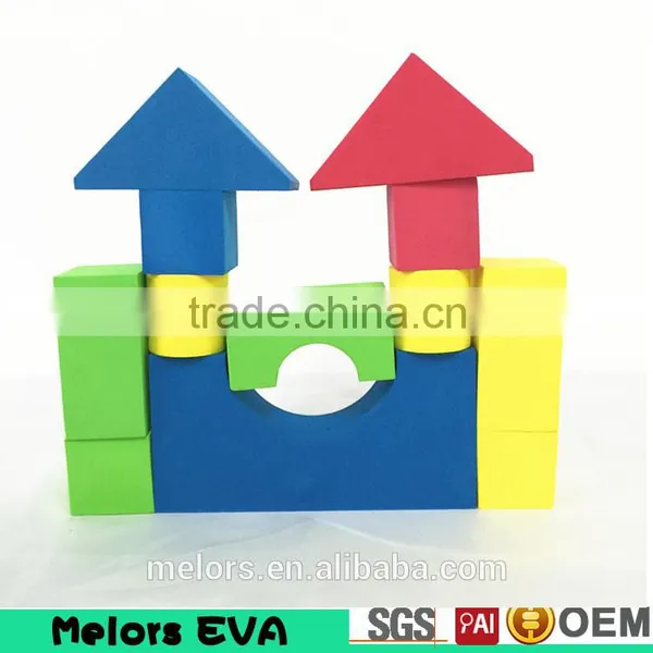 Melors Colorful Eva Block Eva Building Block Eva Building Blocks Toys,48Pcs,Small Truck Educational Building Block
