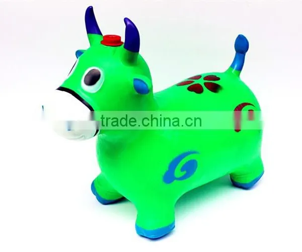 Kids Best Friend PVC Eco Friendly Printed Pattern Bouncing Animal Toy With Music photo-2
