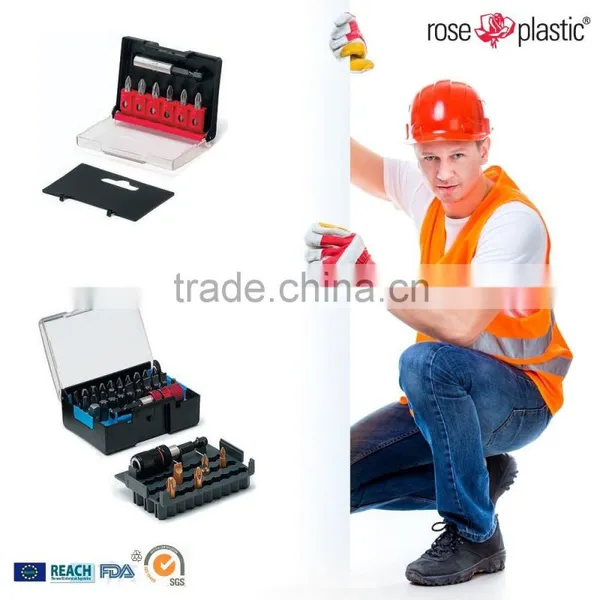 Solid Clear Plastic Abs Packaging Custom Printed Boxes for Abs Bits Set BP photo-5