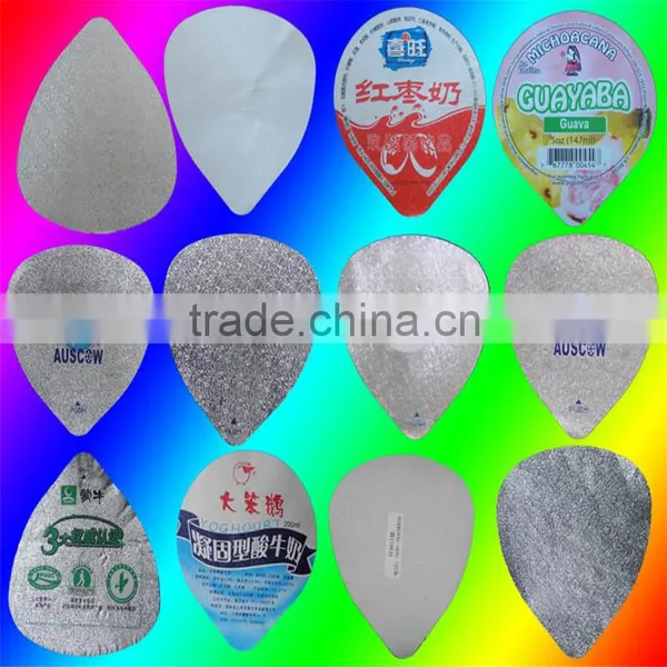 Aluminum Foil Lid For Yogurt Cup Sealing,plastic Yogurt Cup Lid photo-4