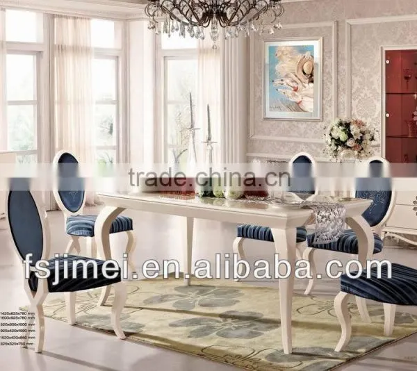 Marble Top and Mdf Structure Dining Table Furniture