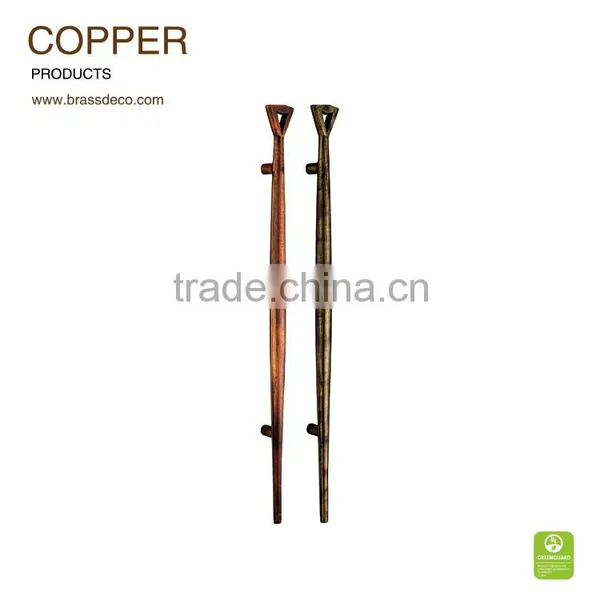 Hotel Entrance Door HK883-14 Copper Door Luxurious Handle