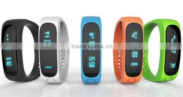 2015 Hot Sell Smart Wrist Band Smart Bracelet Waterproof IP67 Bluetooth 4.0 E02 Wristband Activity Tracker photo-3