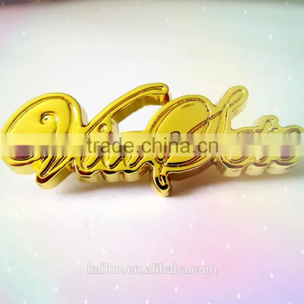 Fashion Metal Label/metal Plate for Lady Jeans in 2016