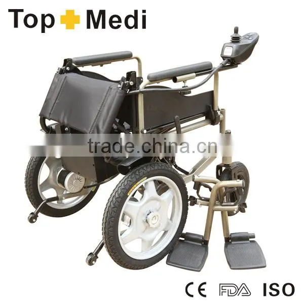 Topmedi TEW806A Cheap Foldable Handicapped Electric Power Wheelchair for Sale photo-2