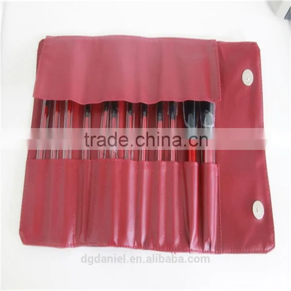 12pcs Red Bag Personalized Beauty Brushes Best Makeup Brush Set Factory Direct photo-5