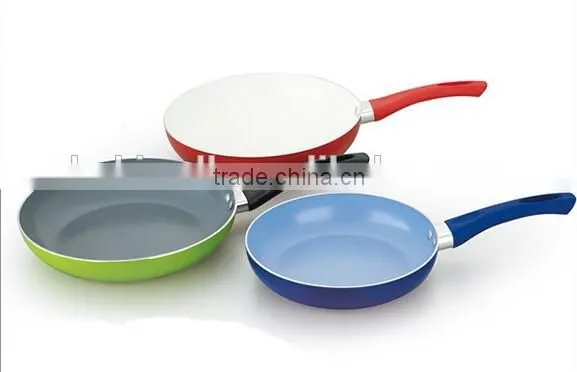 Aluminium Colorful Ceramic Coating Frypan