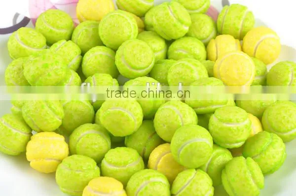 Tennis Shape Fruit Flavored Bubble Gum / Chewing Gum Sweets photo-3
