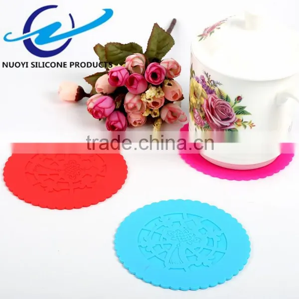 8 Paterns Silicone Cup Mat Dinner Table Placemat Pad On The Table Silicone Mat Cup Coaster photo-3