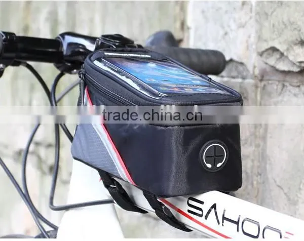 Bicycle Waterproof Smartphone Bag Bike Handlebar Phone Bag Touchscreen Bag photo-4