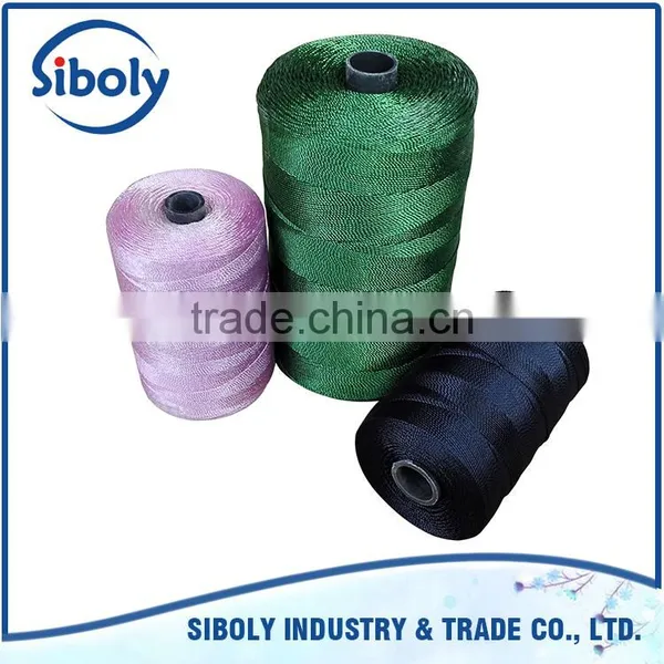 customize colorful 210d twisted net making nylon fishing twine