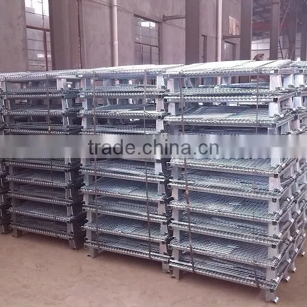 Heavy Zinc Plated Rolling Metal Storage Cage (1200*1000mm) photo-4