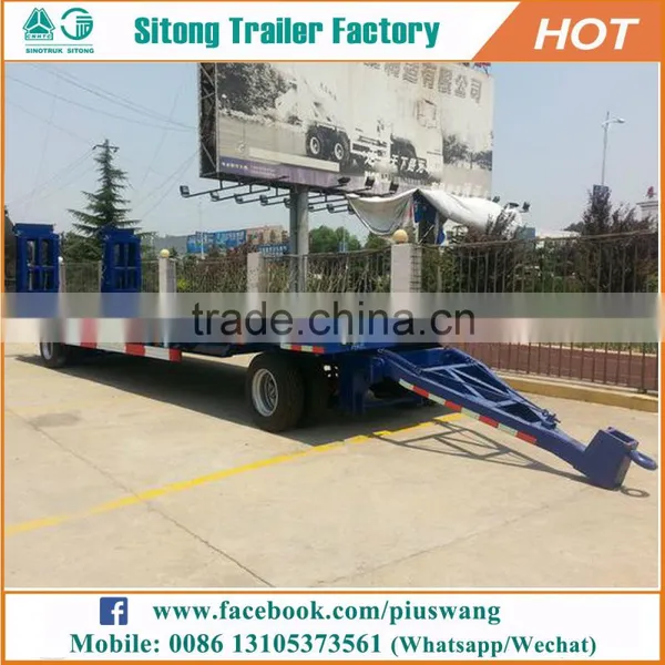 35 Ton Lowboy Trailer Suit For Crane Excavator Tractor Use Detachable Lowboy Trailer For Sale photo-3