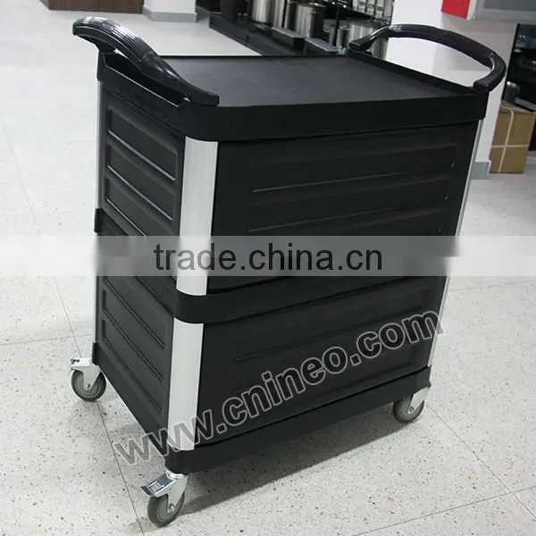 3 Tiers Plastic Commercial Restaurant And Hotel Multiduty Service Cart photo-2