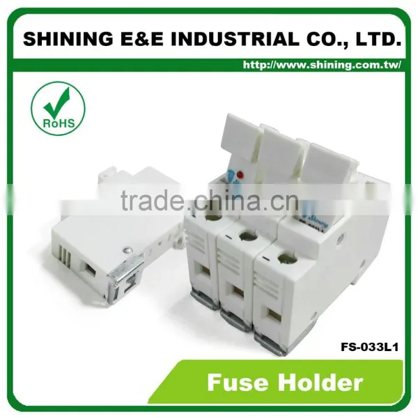 FS-032L1 Embedded Indicator 110V 32A 2 Pole RT18-32 Ceramic Fuse Holder photo-6