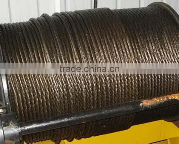 6x19S Ungalvanized Steel Wire Rope for Ordinary Use