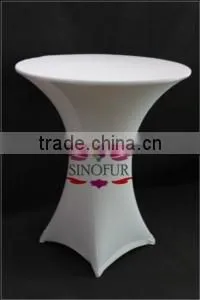 Various Colors Fitted Cocktail Spandex Table Cover photo-3