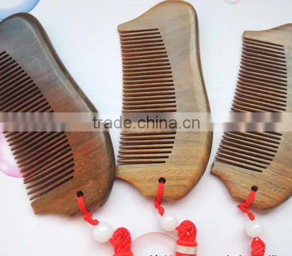 Chinese Style Fish Type Wood Comb